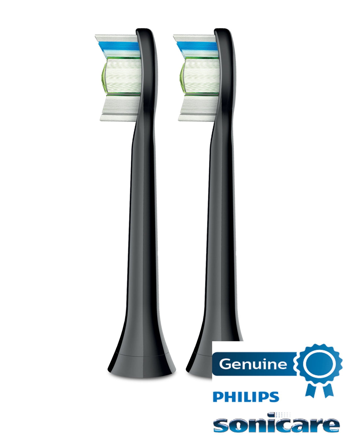 Black 2 Pack Replacement Brush Heads P407
