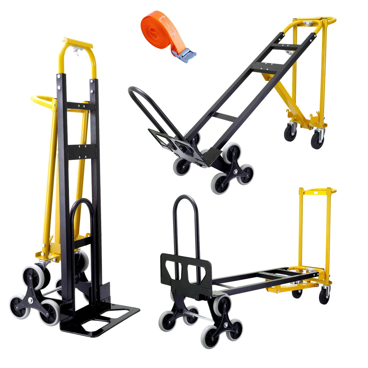 4 in 1 Convertible Hand Truck Dolly Cart with Wheels O362