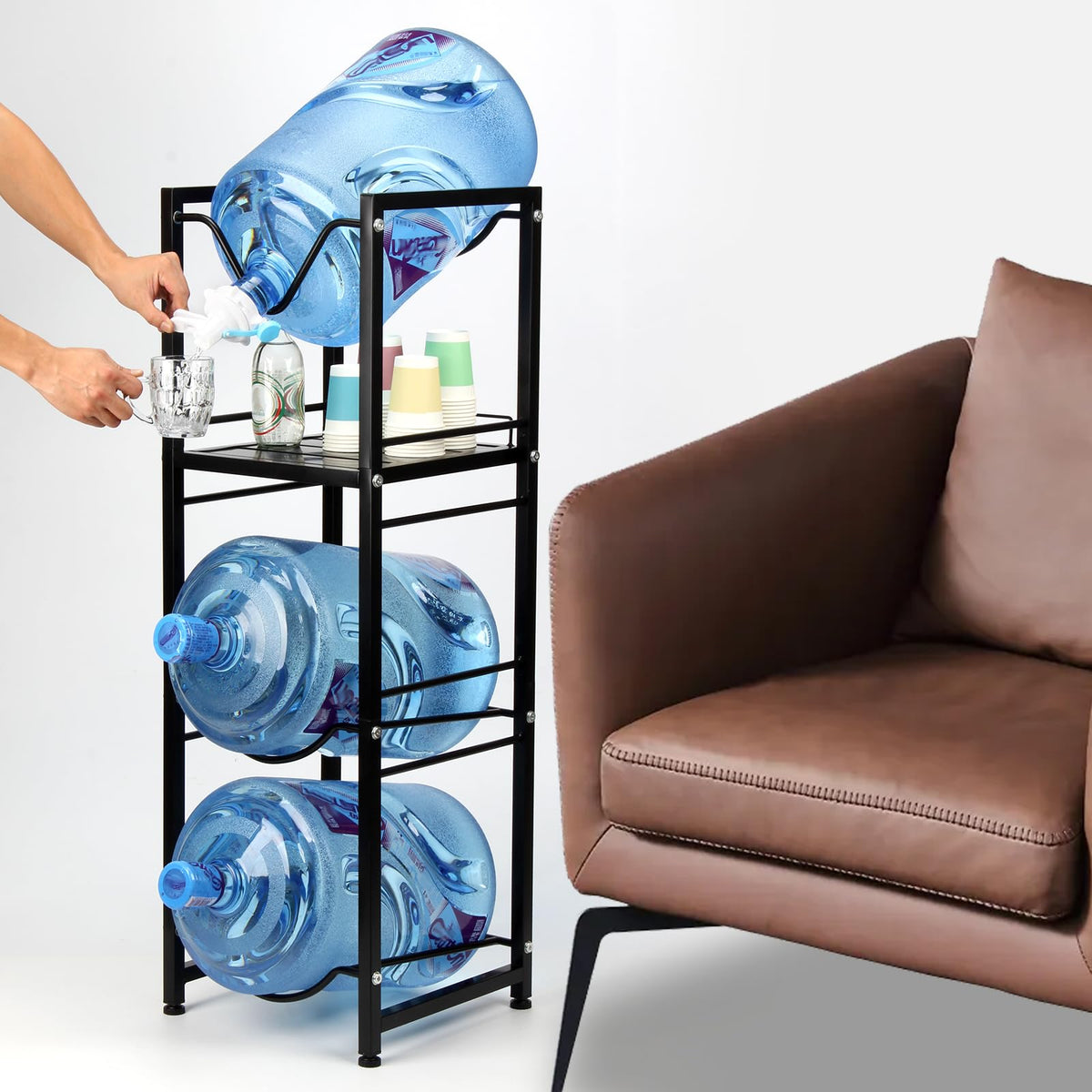 5 Gallon Water Jug Holder with Spigot V758519