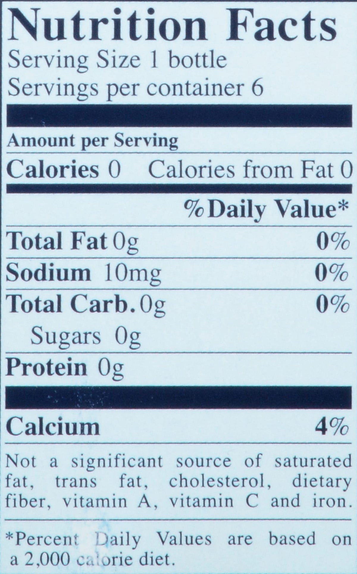 Sparkling Natural Mineral Water 8.45 fl oz Glass Bottle 24 Count V881851
