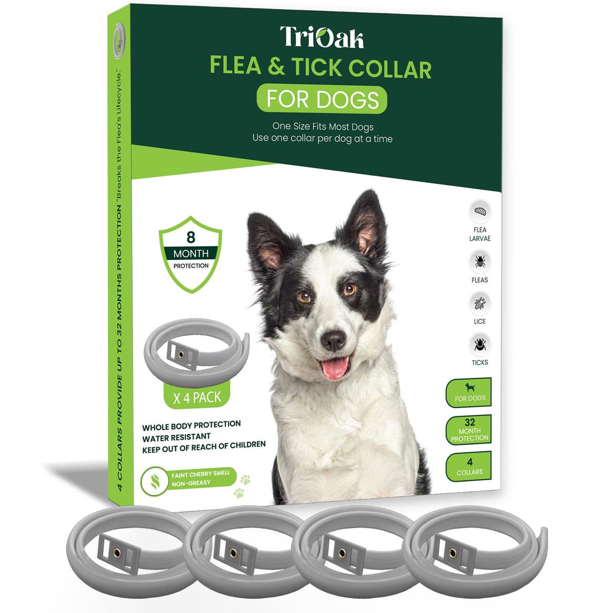 Adjustable Flea and Tick Prevention Dog Collar J7921