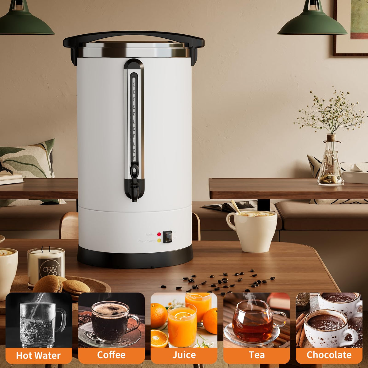 12L Stainless Steel Coffee Urn R385