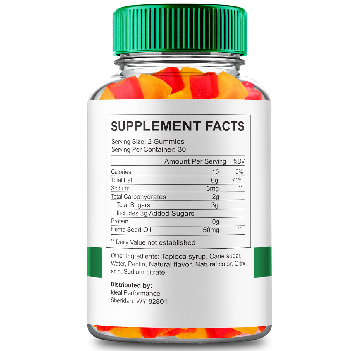 Hemp Gummies Maximum Strength All Natural 5 Pack T283136