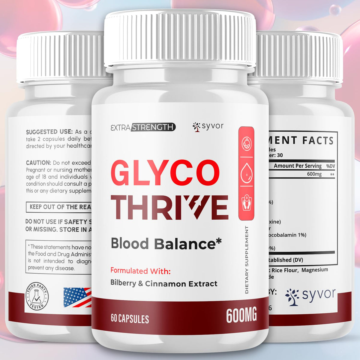 5 Pack 300 Capsules K11738