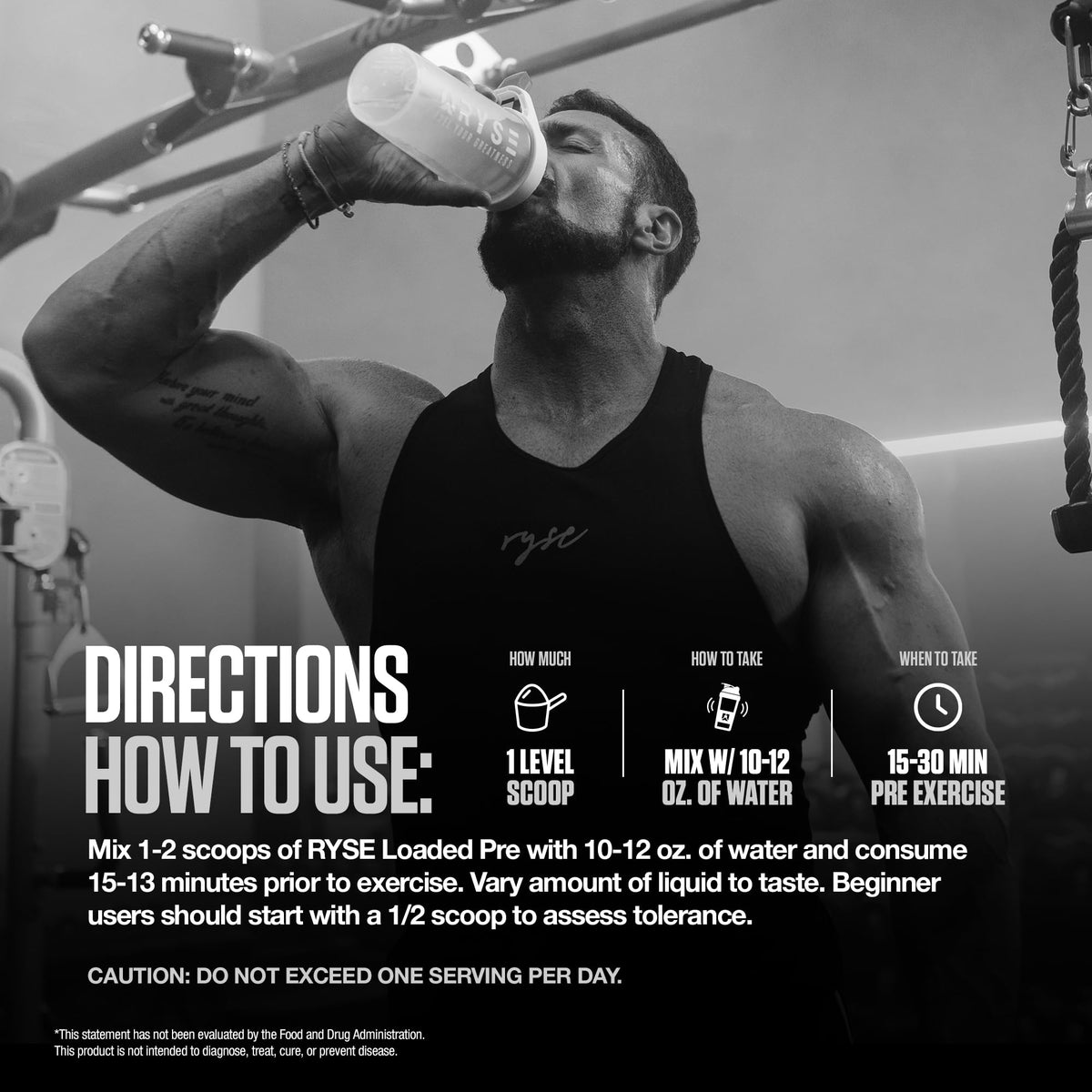 Pre Workout Powder Tropical Punch 300mg Caffeine 30 Servings D33126