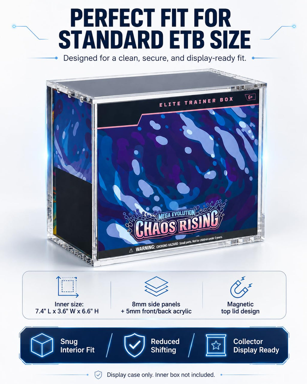 2-Pack Acrylic Case P822