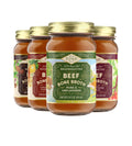Bone Broth Variety Pack 3 Beef Flavors 14oz 4-Pack V376097