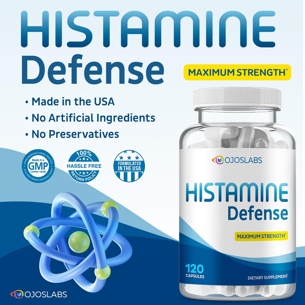 120 Capsules Natural D-Hist Supplement V593654
