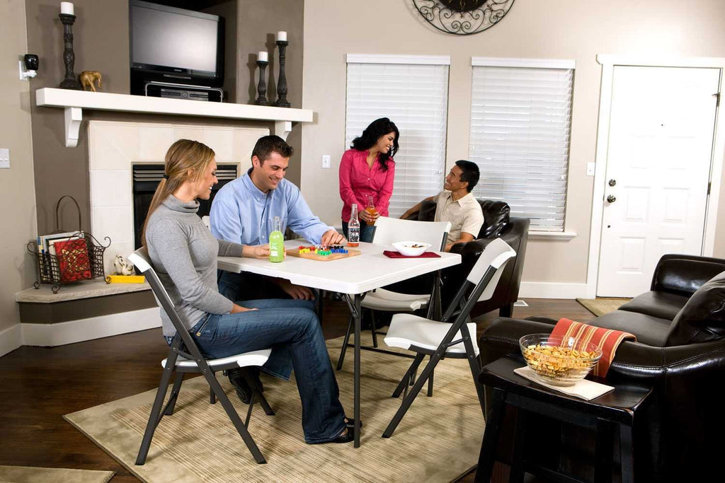 37-Inch Square Fold-in-Half Table L156
