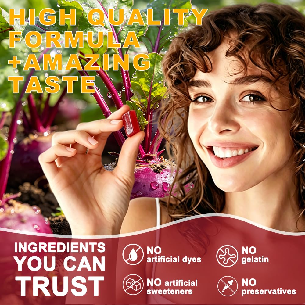 Beet Root Soft Chews 60 Count Y662