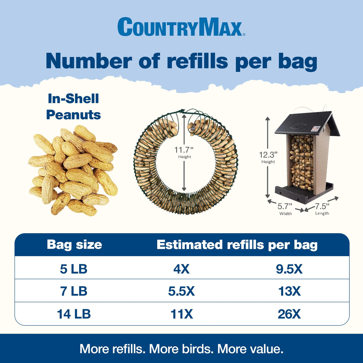 5LB In-Shell Raw Peanuts T3311