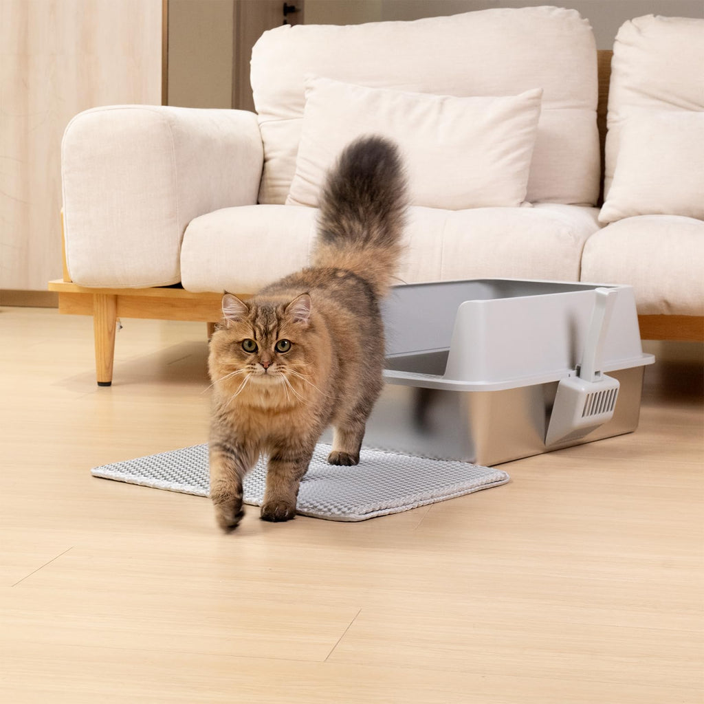 Stainless Steel XL Litter Box with Lid Z532821