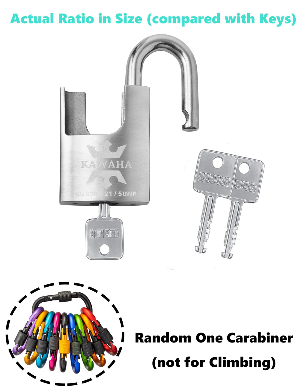 Stainless Steel Shrouded Padlock 4 Pack L541