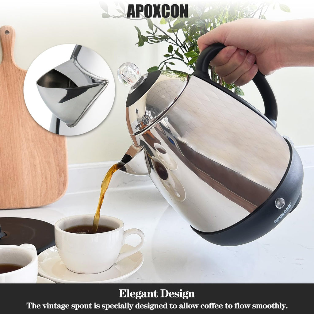 Electric Stainless Steel Coffee Percolator 10 Cup V98011