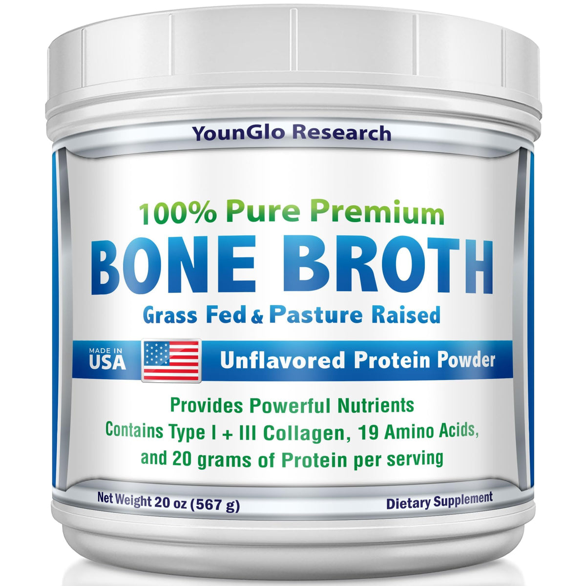 Beef Protein Powder 1.25 lb Unflavored Z7587