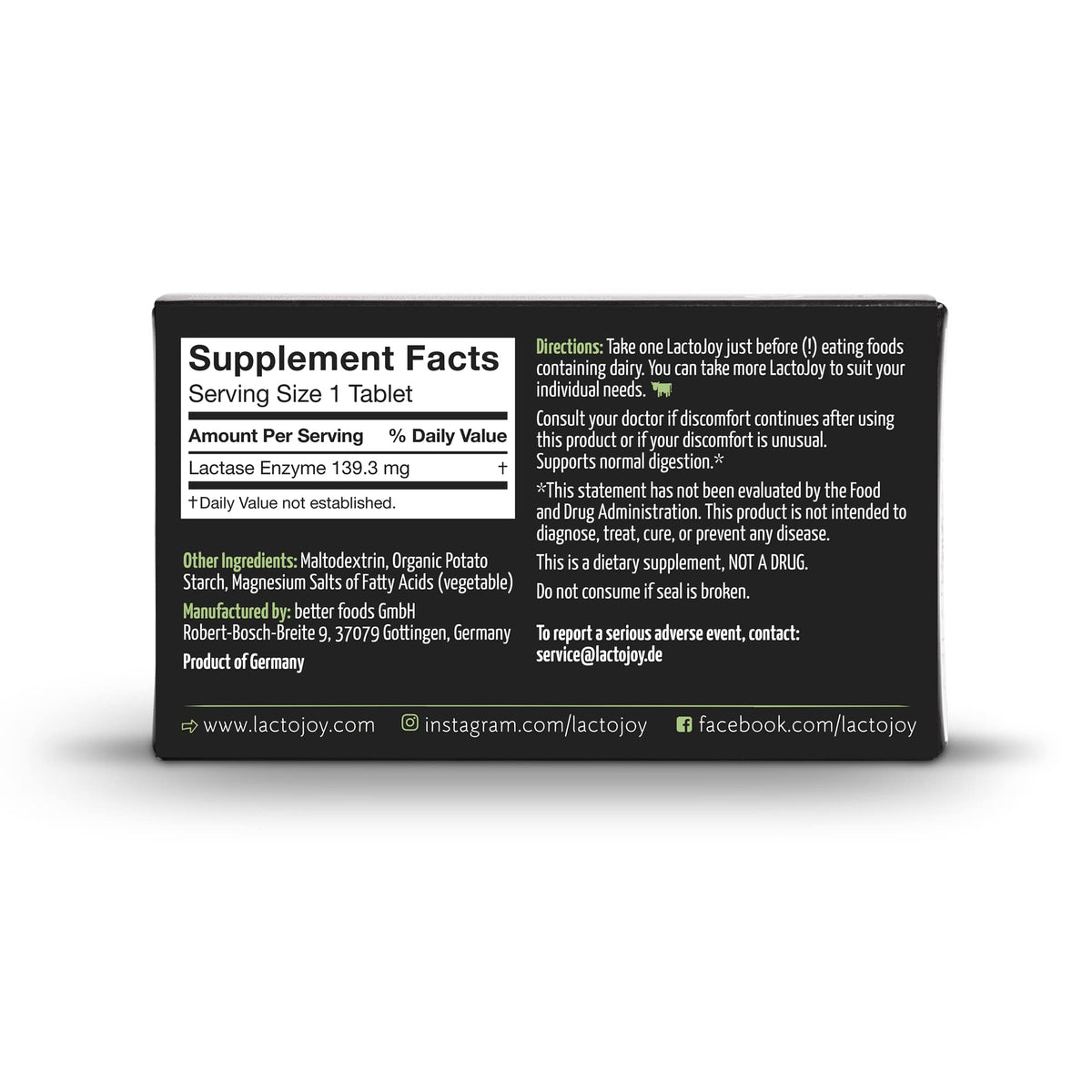 Lactase Pills 14,500 I 80 Pieces Lactase Enzymes X264