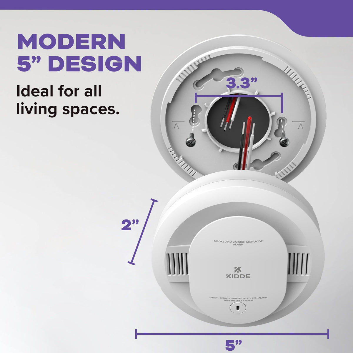 Smoke & CO Detector 3 Pack B448820