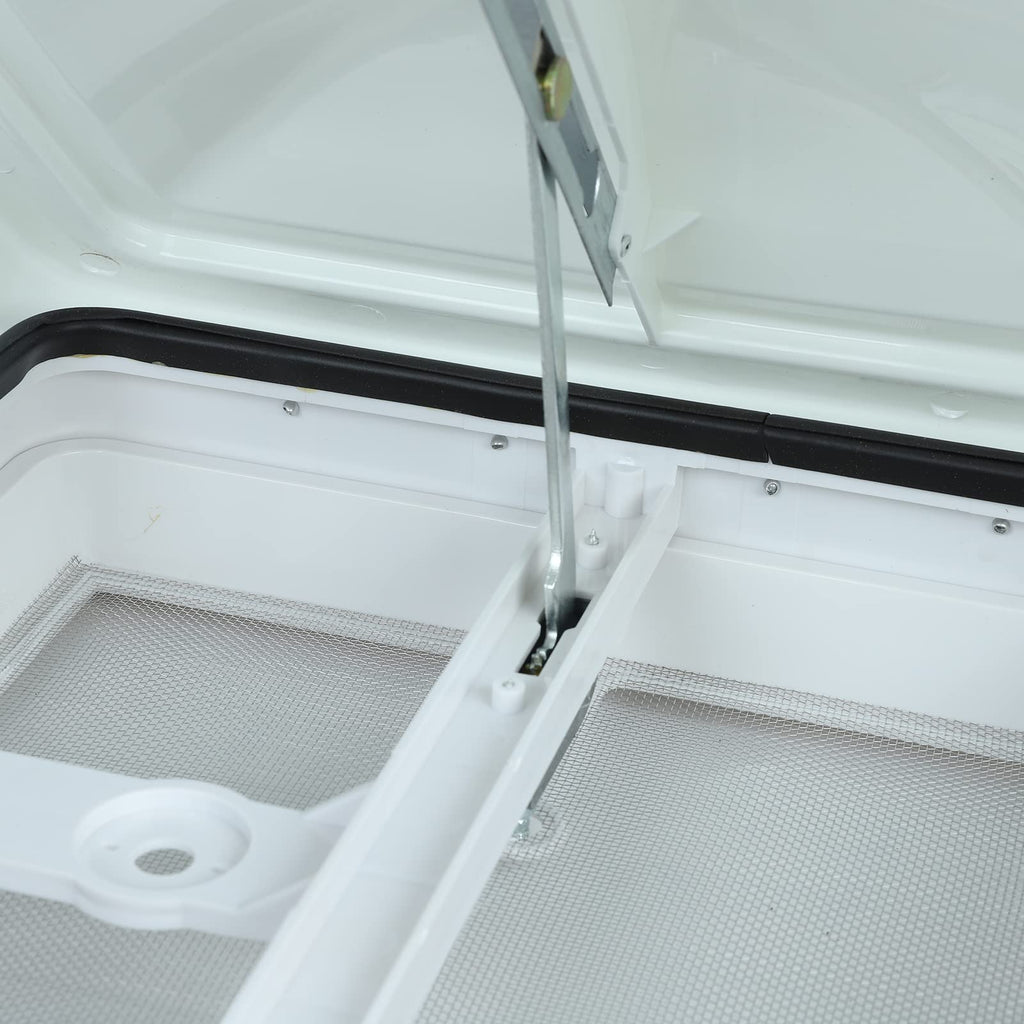 14" RV Roof Vent with White Lid W6545