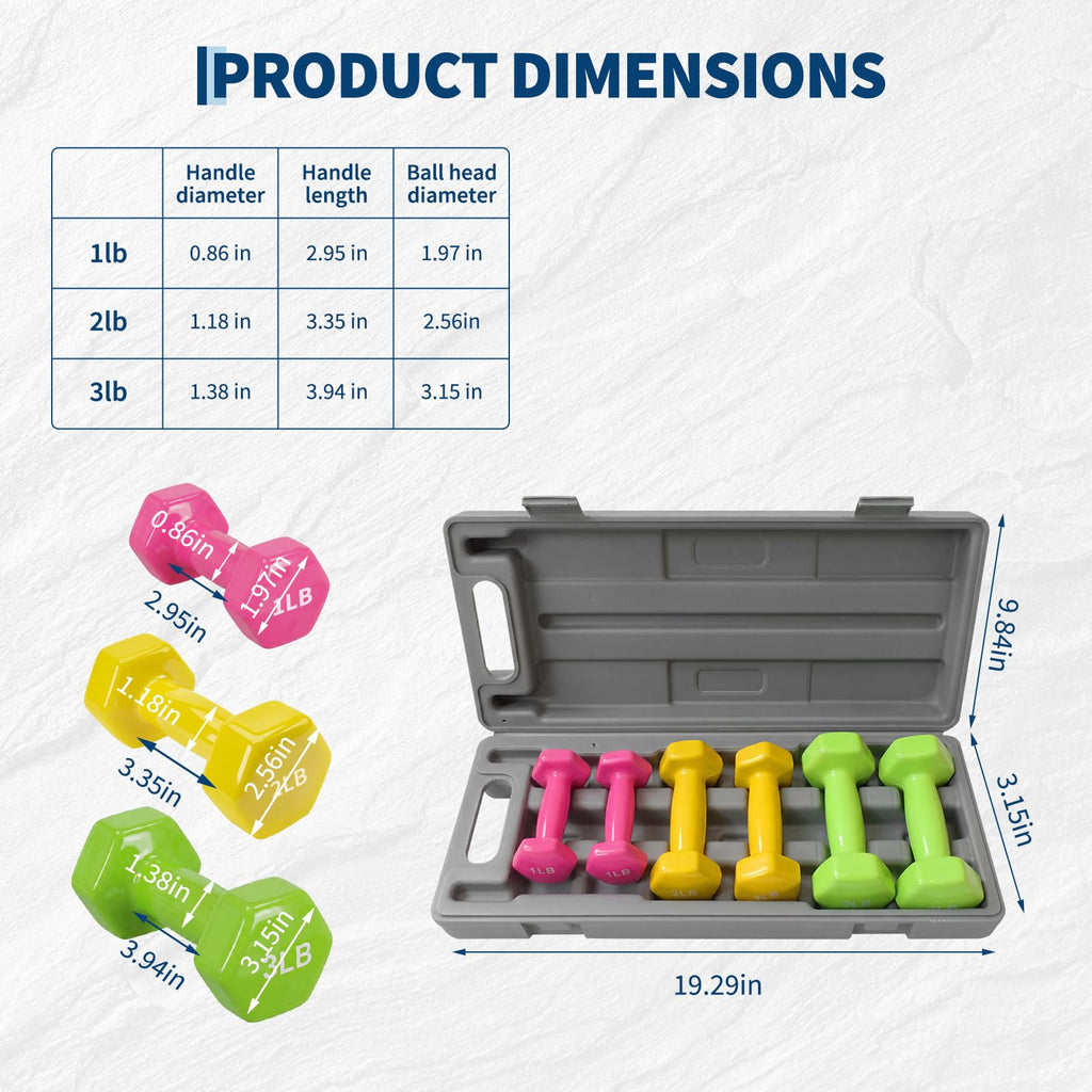 Neoprene Coated Dumbbell Set A7599