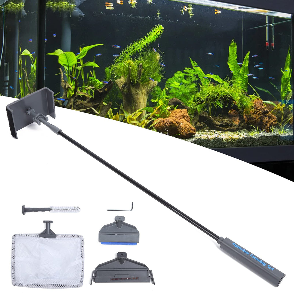 5 in 1 Aquarium Cleaning Tool Kit with Telescopic Handle X6051