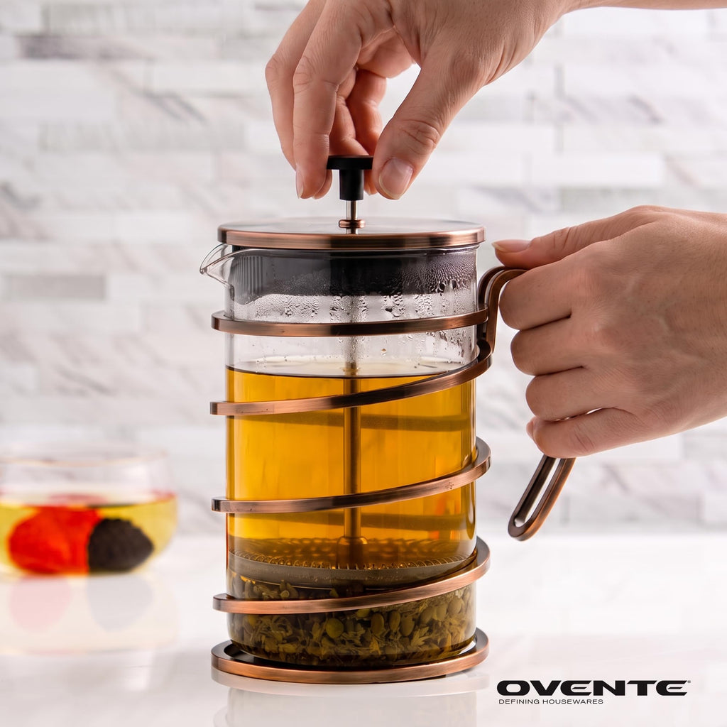 French Press Coffee Maker 27oz with 4 Filters V268001
