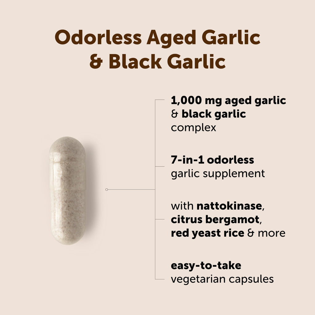 Odorless Aged Garlic & Black Garlic K400