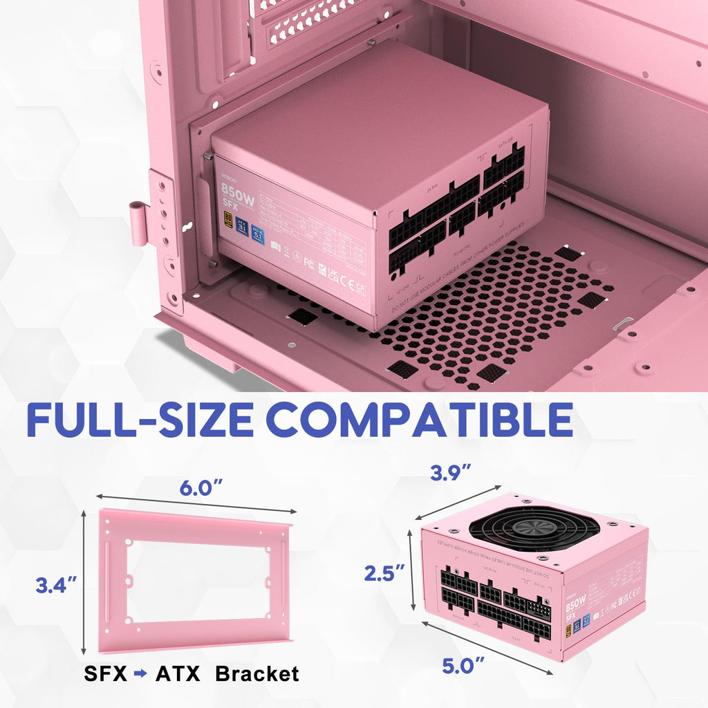 850W Pink SFX Power Supply G2640