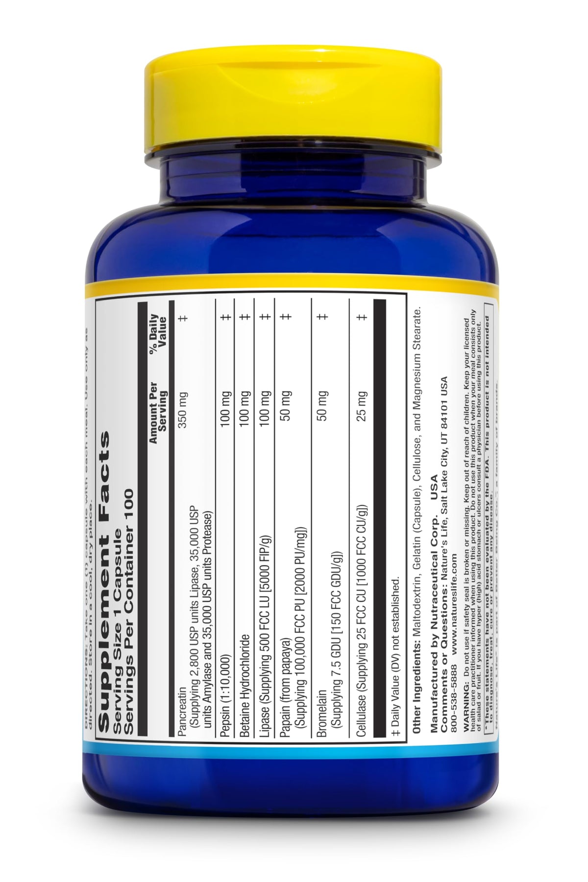 Enzyme Aid Digest Cap 100 ct S390