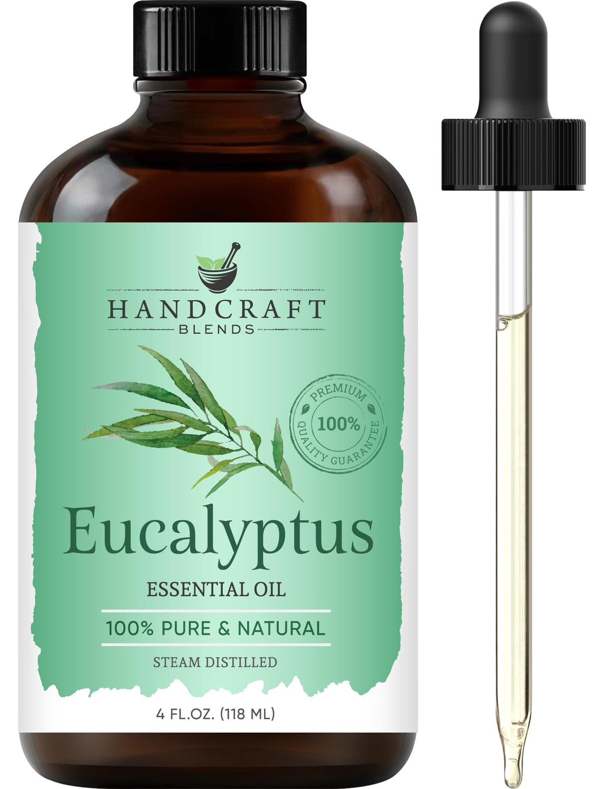 Lemongrass Peppermint Eucalyptus Lavender Essential Oil Set 4 Fl. Oz J93644