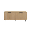 69 Inch Coastal Oak Sideboard Buffet E298430