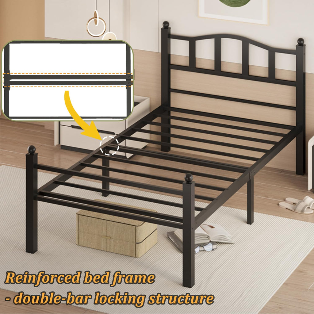 Twin Bed Frames with Headboard R997