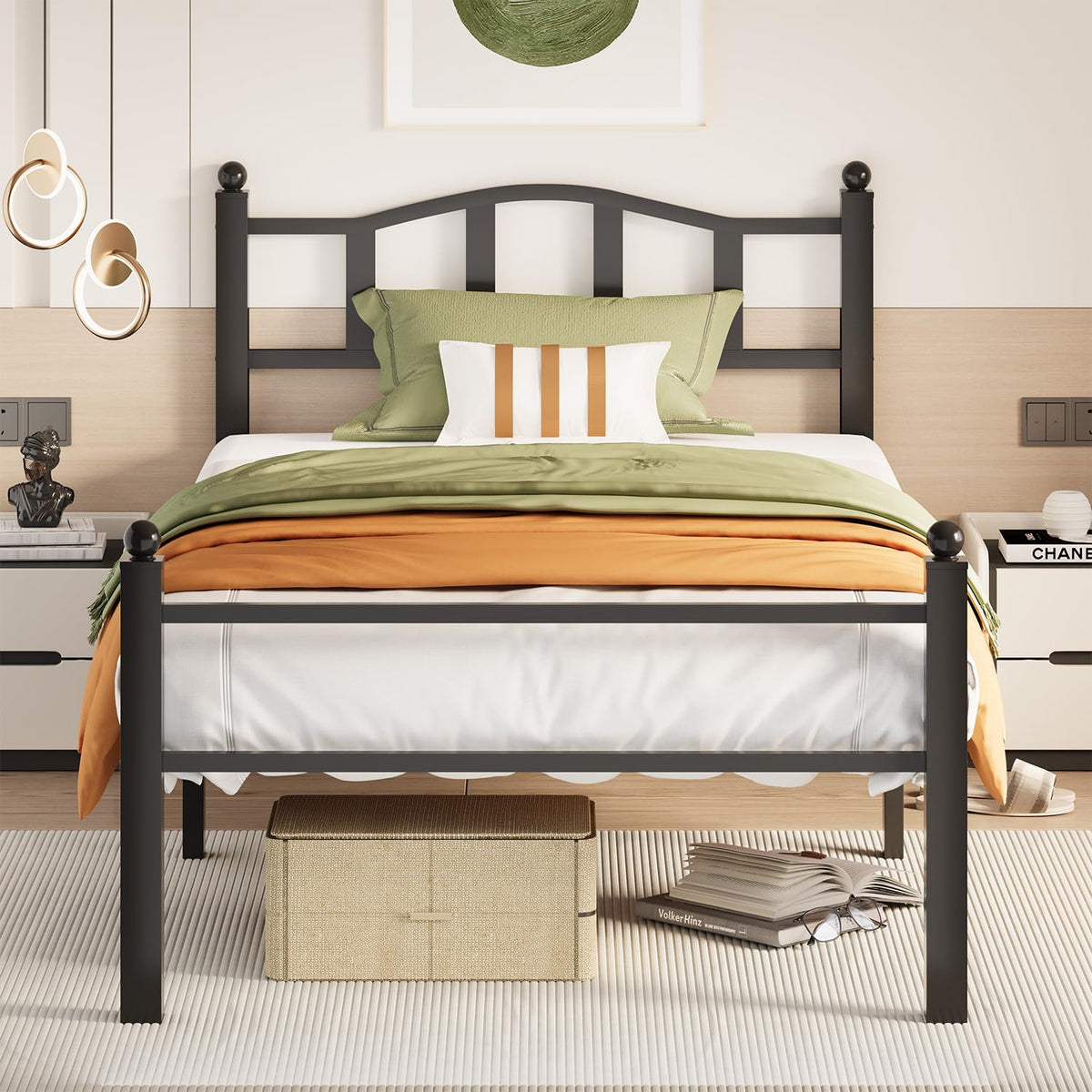 Twin Bed Frames with Headboard R997