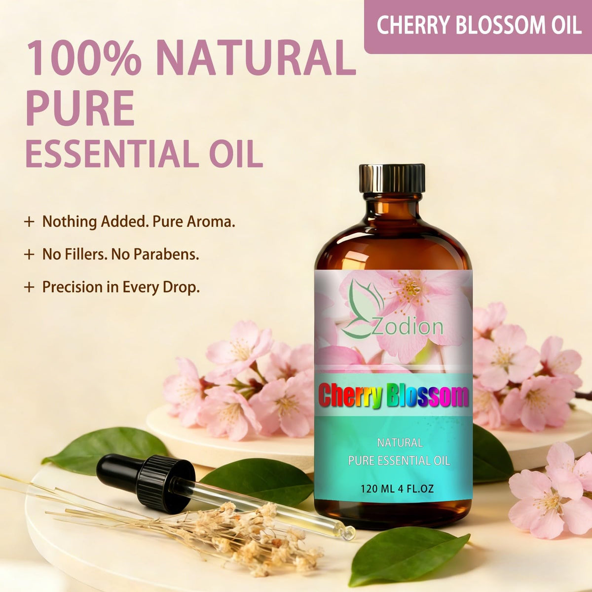 Cherry Blossom and Lavender Essential Oil 4 Fl Oz D645