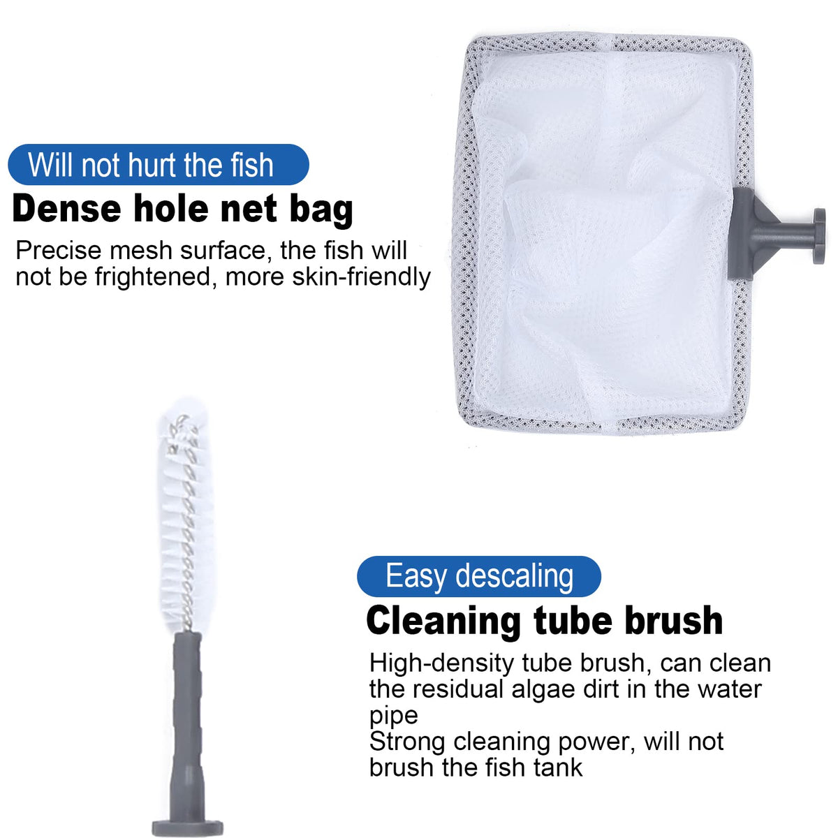 5 in 1 Aquarium Cleaning Tool Kit with Telescopic Handle X6051