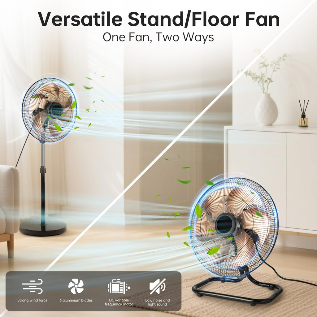 18 Inch Oscillating High Velocity Pedestal Fan Y59957
