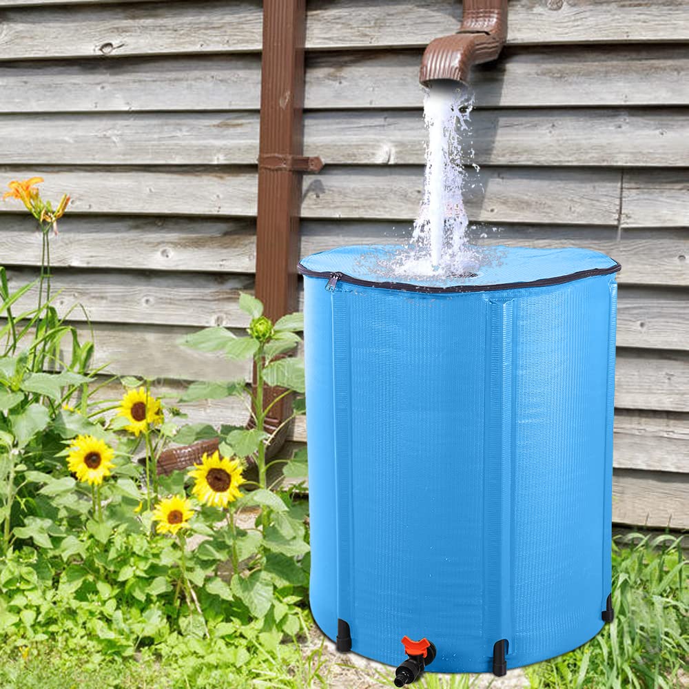 50 Gallon Folding Rain Barrel with Filter T6319