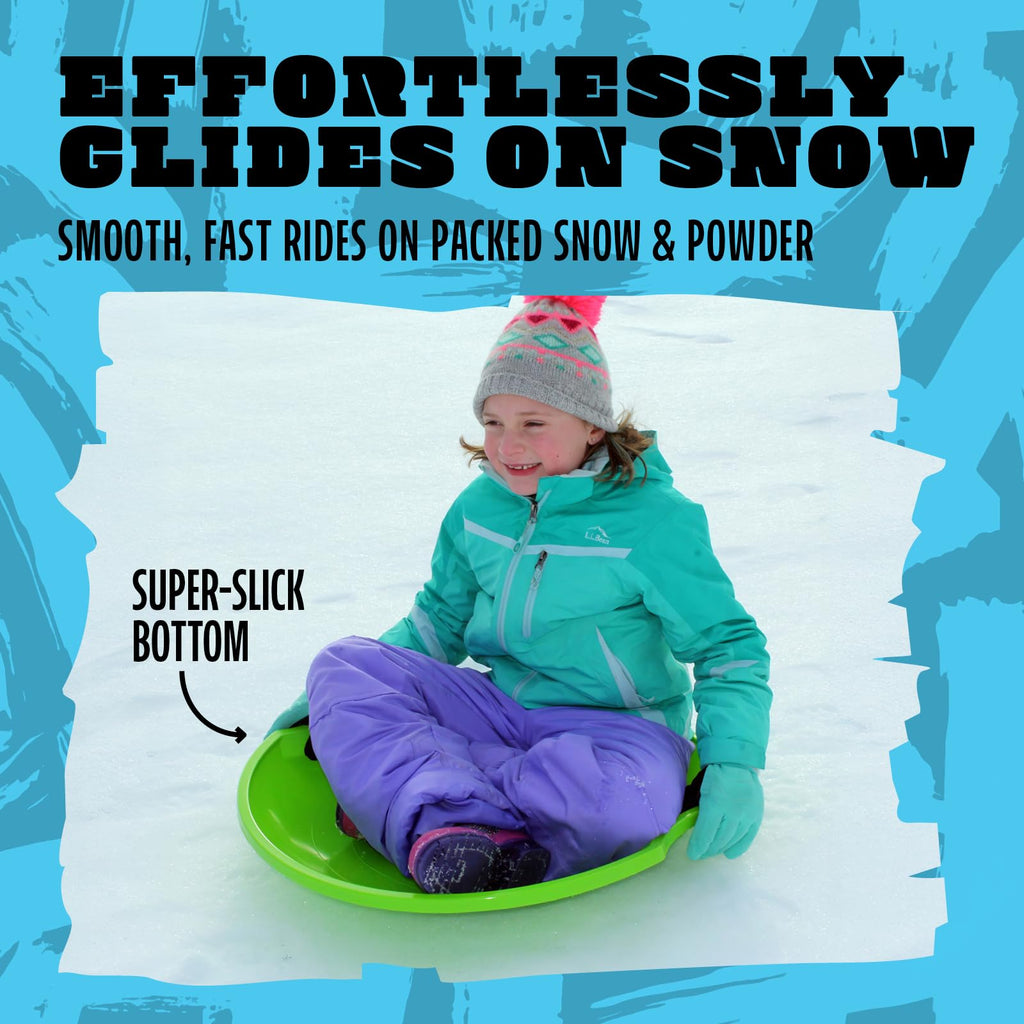 26” Plastic Snow Sleds with Hand Grips V551055