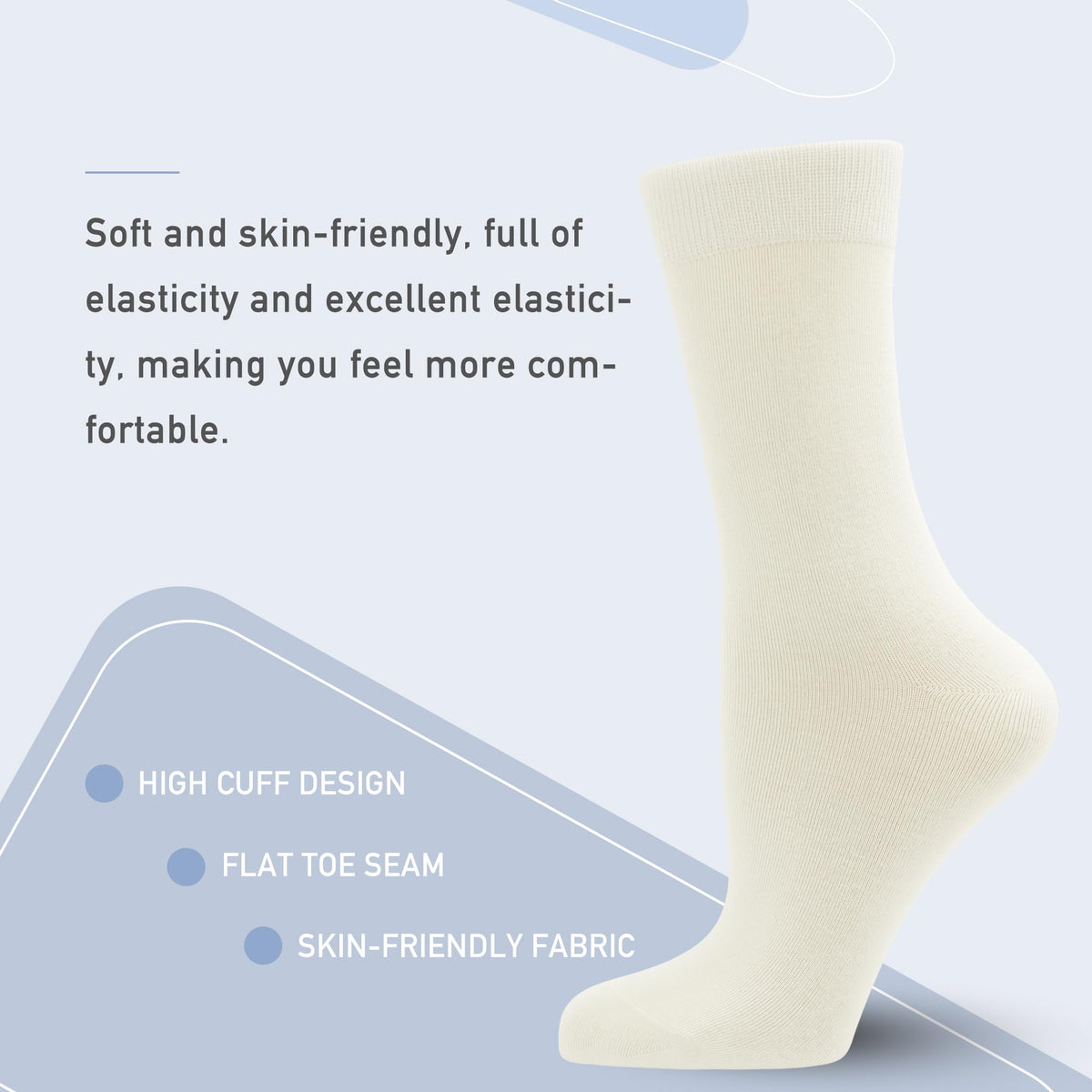 Viscose Bamboo Crew Socks 5 Pairs C297189