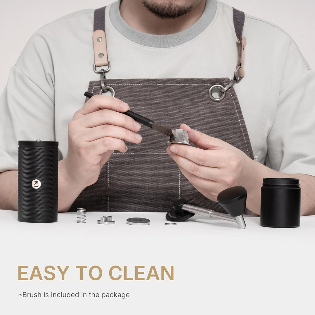 Manual Coffee Grinder with Conical Burr Portable Hand Coffee Grinder E82523