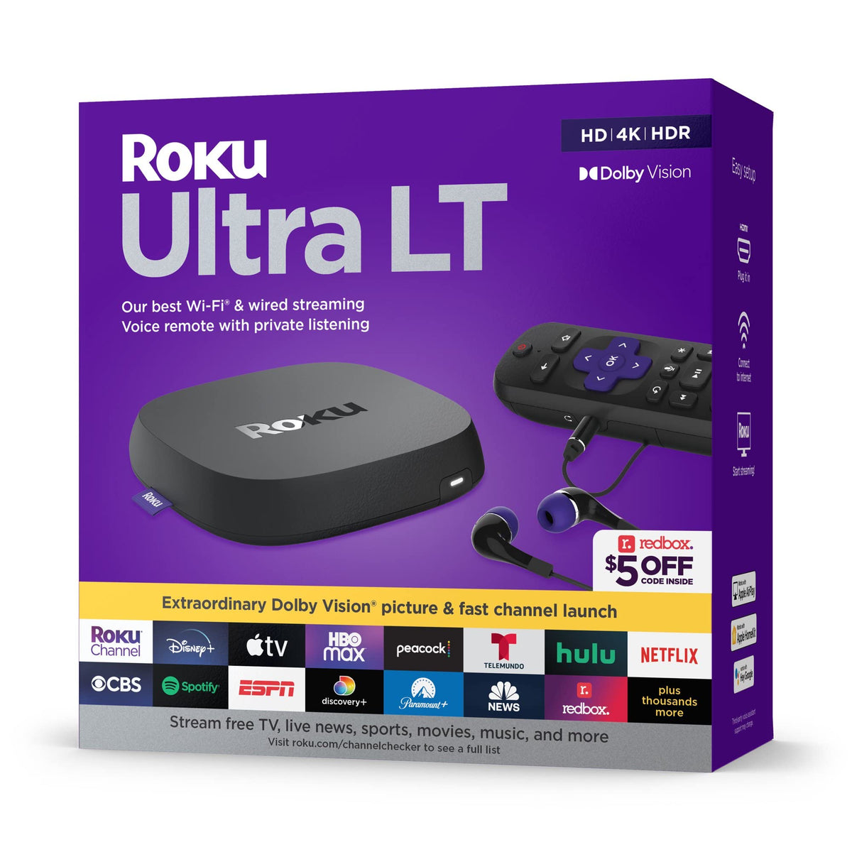4K HDR Streaming Player with HDMI Cable R343496