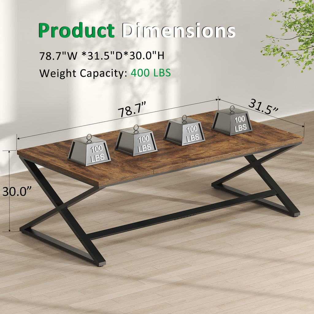 78.7" Extra Long Computer Desk B153886