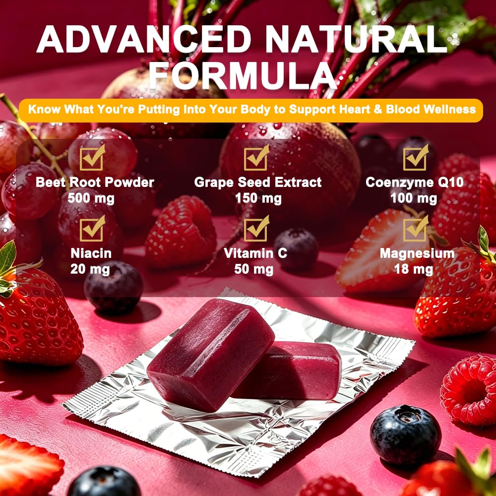 Beet Root Soft Chews 60 Count Y662