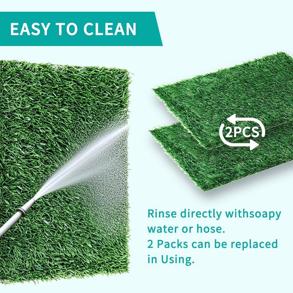 Artificial Turf Dog Grass Pad with Tray 30"X20" A8080