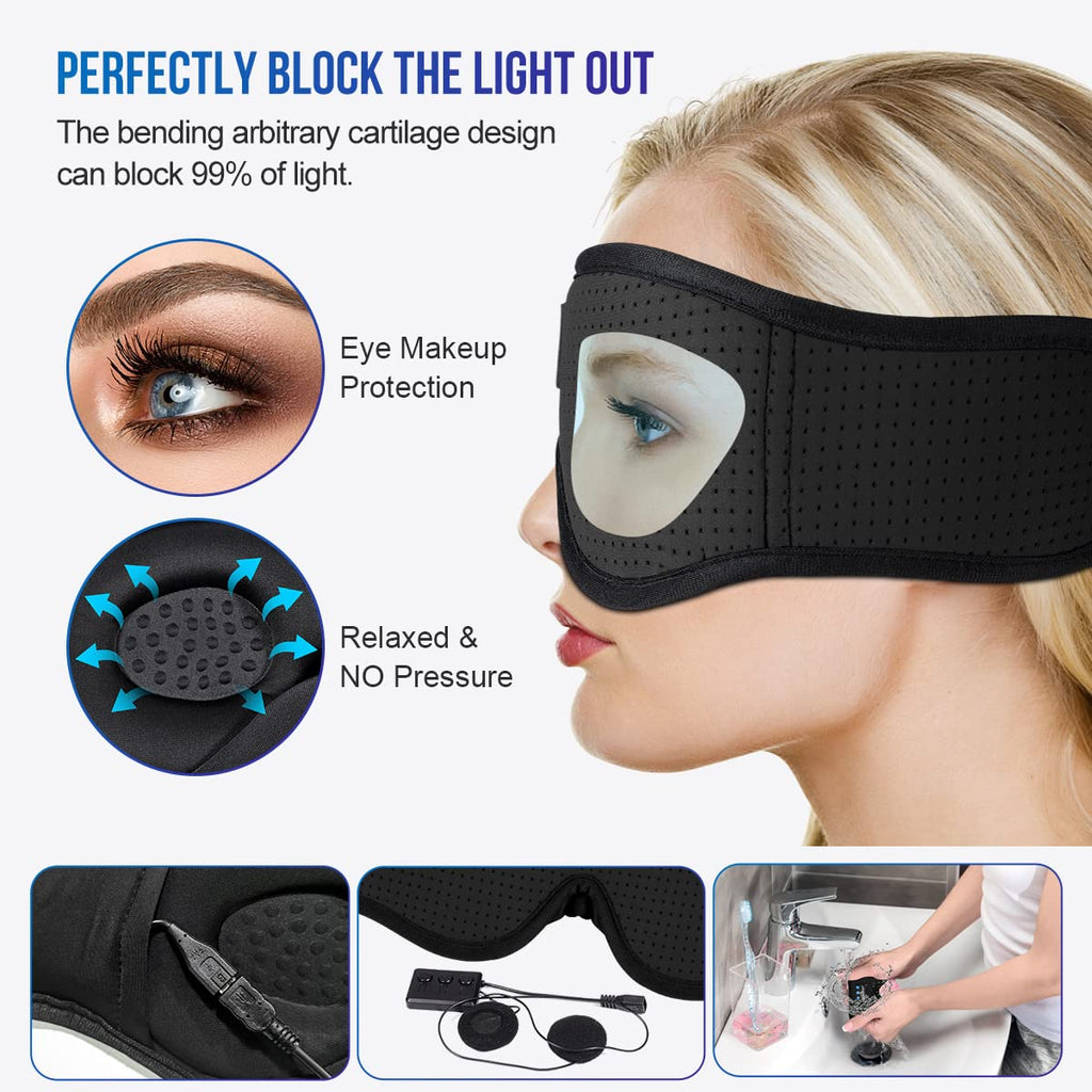 3D Bluetooth Sleep Headphones Headband C3304