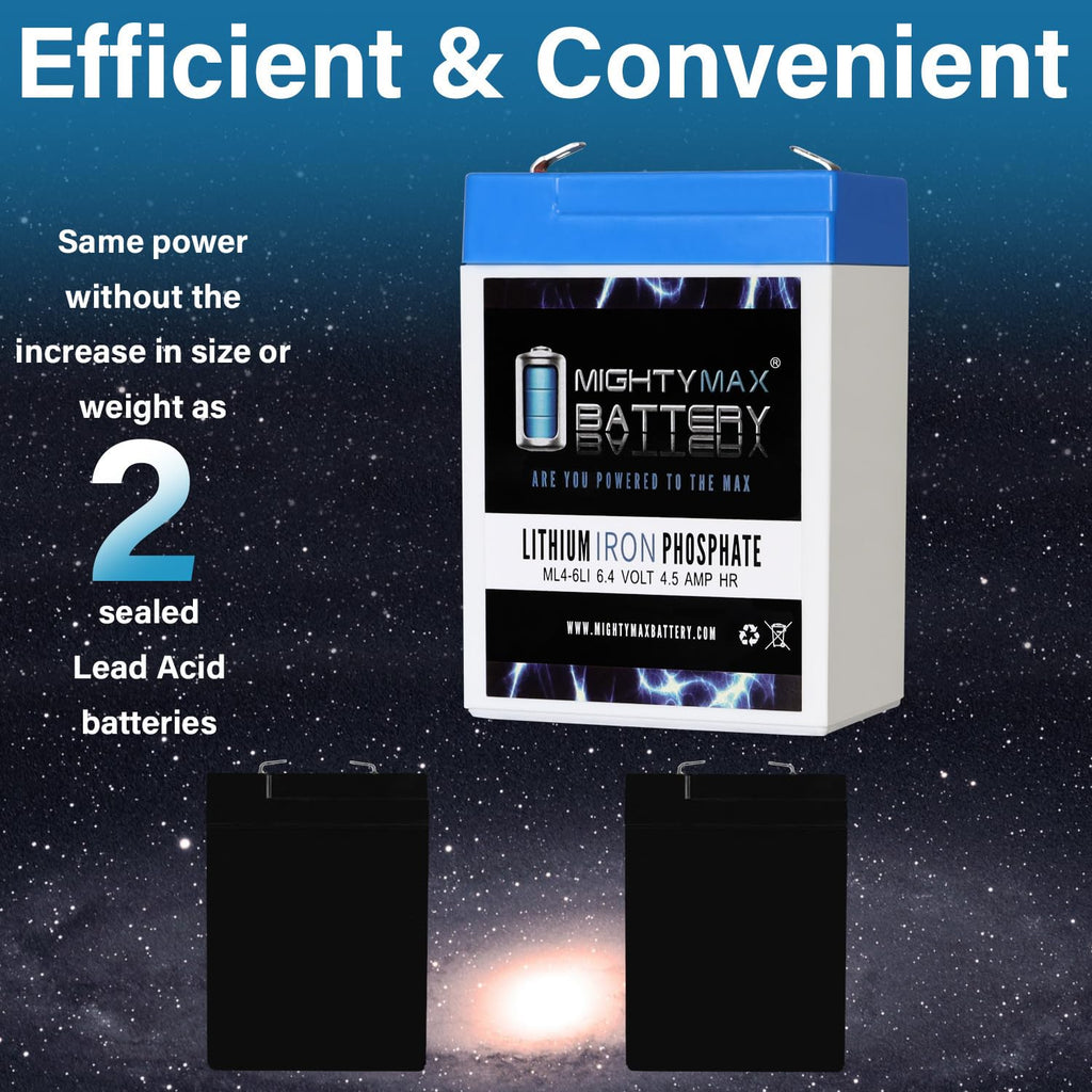 6V 4.5AH Lithium Replacement Battery A726399