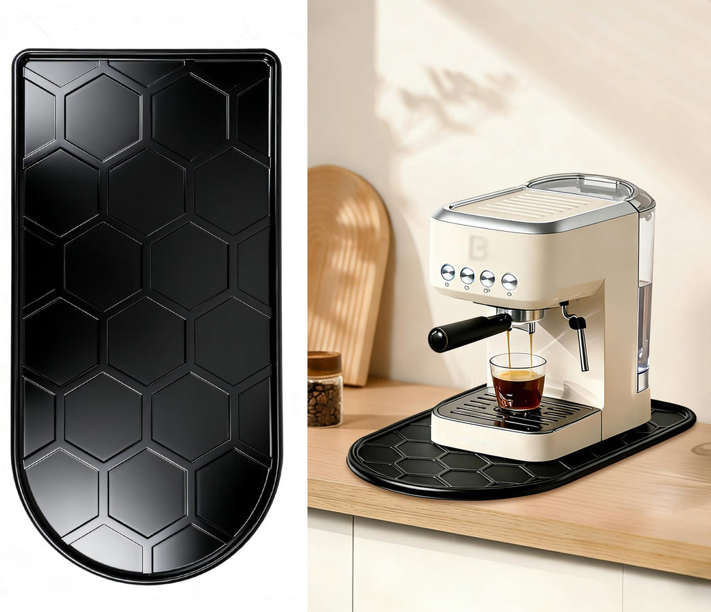 Silicone Coffee Mat 16.1"x8.1" Black B8515