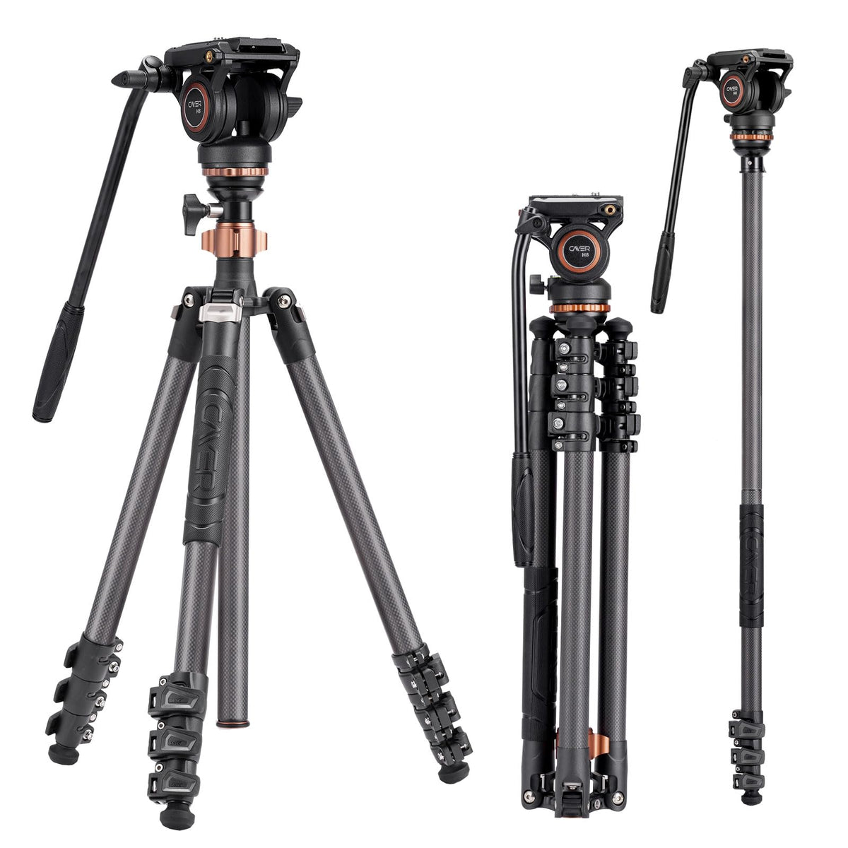 Carbon Fiber 4-Section Tripod D26736