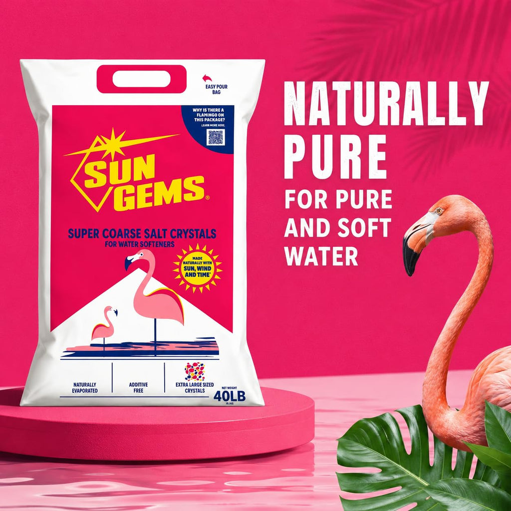 Super Coarse Water Softener Salt Crystals 40 lb 2 Pack H25220