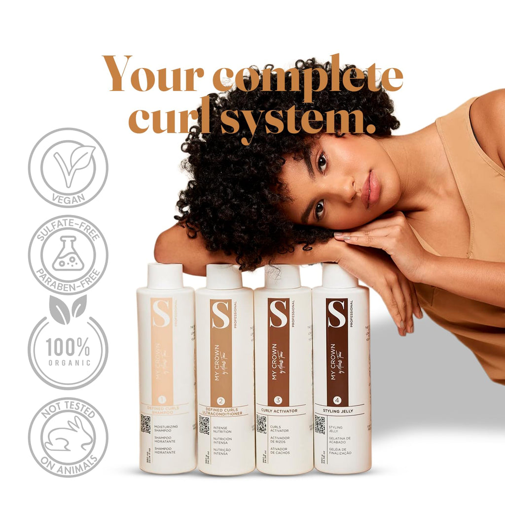 Curly Hair Kit, 4 Steps, 4x34.5oz I998911
