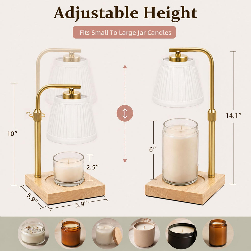 Candle Warmer Lamp with Timer and Dimmable Table Lamp U247